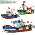 Décennie s de construction de bateau de pêche de ville pour enfants modèle de bateau de pêche