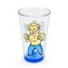 Just Funky Fallout Collectibles | Fallout Vault Boy Pint Glass | 16 Ounces | Xbox One Gift Glass in Blue/Yellow | 6 H x 4 W in | Wayfair