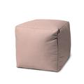 Latitude Run® Box Cushion Ottoman Slipcover, Polyester in Pink/Brown | 17 H x 17 W x 1 D in | Wayfair 31EE9EF7831144C082C69490A498952C
