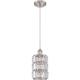 Westinghouse - Suspension Sophie Nickel / Verre en crystal 1 Ampoule