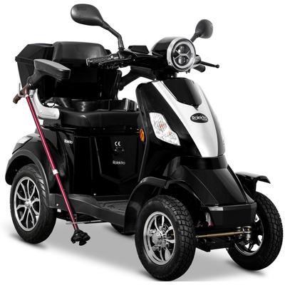 Elektromobil ROLEKTRO "Rolektro E-Quad 25 V.2, Blei-Gel-Akku", schwarz, ElektromobileB:84cm H:118cm L:156cm, B:84cm H:118cm L:156cm