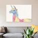 East Urban Home Ophelia w/ Flowers by Avery Tillmon - Wrapped Canvas Print Canvas/Metal in Blue/Pink/Yellow | 26 H x 40 W x 1.5 D in | Wayfair