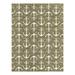 146 x 108 x 0.13 in Rug - Unique Loom Glidden Machine Made Power Loom Plastic Indoor/Outdoor Rug in Green/Ivory | 146 H x 108 W x 0.13 D in | Wayfair