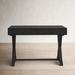 Birch Lane™ Kaz Desk Wood in Black | 30 H x 46 W x 24 D in | Wayfair ED91662747894B7AA28782EF4F122F9A