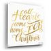 The Holiday Aisle® Come Home for Christmas by Cindy Jacobs - Unframed Print Plastic/Acrylic in White | 36 H x 36 W x 0.2 D in | Wayfair