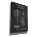 17 Stories Ski Pole Grip & Ring Blueprint Patent Chalkboard - Wrapped Canvas Print Metal in Black/White | 60 H x 40 W x 1.5 D in | Wayfair