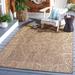 Brown/White 31 x 60 x 0.25 in Area Rug - Winston Porter Elianiv Brown/Natural Indoor/Outdoor-Waterproof Easy-Cleaning Backyard Mudroom Area-Rug | Wayfair