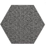 Gray 96 x 96 x 0.3 in Area Rug - Ebern Designs Zui Abstract Machine Woven Nylon Indoor/Outdoor Area Rug in Nylon | 96 H x 96 W x 0.3 D in | Wayfair