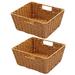 Bayou Breeze Wicker Basket Wicker in Brown | 4 H x 8 W x 9 D in | Wayfair C1BF965990854A1CA4D7950AE511A884