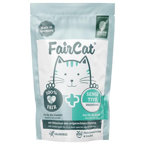 8x85g FairCat Nassfutterbeutel Sensitive Katzenfutter nass