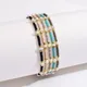 ZMZY-Petits bracelets de perles d'eau douce en perles de verre pour femmes bracelets de tempérament