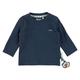 Sigikid Baby-Jungen Langarmshirt aus Bio-Baumwolle T-Shirt, dunkelblau/Uni, 92