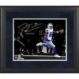 DeMarcus Lawrence Dallas Cowboys Facsimile Signature Framed 11" x 14" Spotlight Photograph