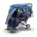 Rain Cover for Babystyle Oyster Life Twin, Made in The UK from Clear Supersoft PVC