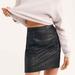 Free People Skirts | Free People Women’s Rumi Ruched Mini Skirt Size Small New With Tags | Color: Black | Size: S