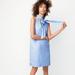 J. Crew Dresses | J. Crew Tie Neck Oxford Lined Dress Size 10 | Color: Blue | Size: 10