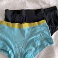 Victoria's Secret Intimates & Sleepwear | 2 Pairs Of Victoria’s Secret Boy Short Cotton Panties | Color: Black/Blue | Size: S