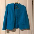 Nine West Jackets & Coats | Blue Nine West Cropped Blazer, Size 6 | Color: Blue | Size: 6