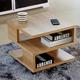 Stylish Coffee Table Modern Wooden Bedroom Mini Living Room Bedside Table (Color : C) little surprise