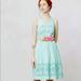 Anthropologie Dresses | Anthropologie Meadow Rue Bottle Green Dress Size 4 | Color: Blue/Green | Size: 4