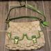 Coach Bags | Coach F23392 Green Daisy Signature Pocket Hobo | Color: Cream/Green | Size: Os