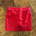 J. Crew Skirts | J Crew Size 10 Red Scalloped Mini Skirt | Color: Red | Size: 10