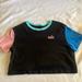 Nike Tops | Nike, The Nike Tee Multi Colored Retro Style Crop, Size Small | Color: Black/Blue | Size: S