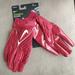 Nike Accessories | 3xl Xxxl Nike Superbad 6.0 Football Receiver Gloves Padded Burgundy Dm0053-663 | Color: Red/White | Size: Xxxl