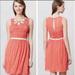 Anthropologie Dresses | Anthropologie Postmark Dress Red Polka Dot Sz M | Color: Orange/Red | Size: M