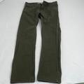 Levi's Bottoms | Levi’s 513 Slim Straight Olive Green Tonal Stripe Five Pocket Jeans | Color: Green | Size: 16b