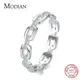 Modian Fashion – bague géométrique en CZ clair en argent Sterling 925 véritable bagues exquises