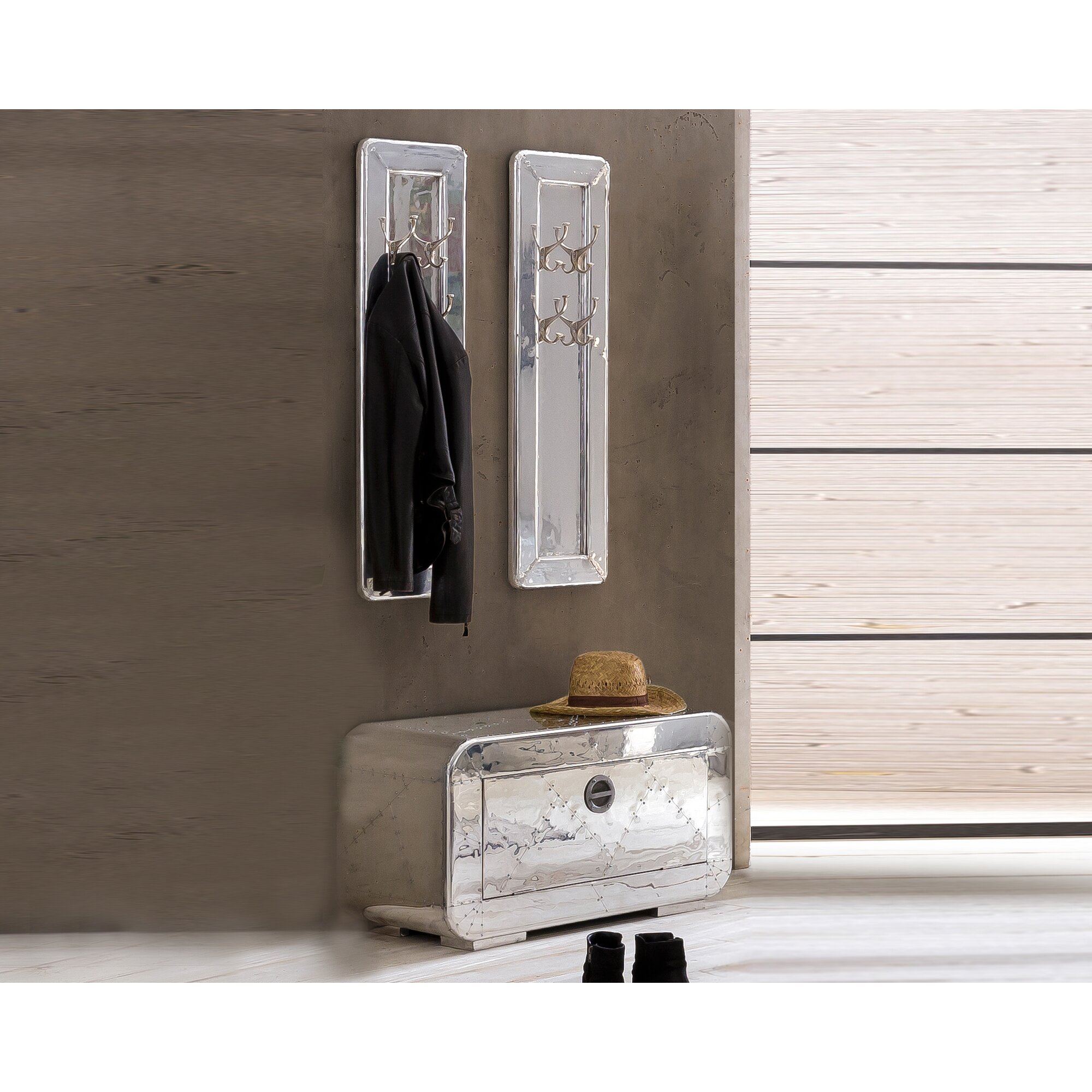 SIT »Airman« Dielen-Set 3-teilig MDF mit Alu beschlagen