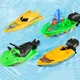 Jouet de bain flottant dans l'eau pour enfants bateau de vitesse jouet à remonter jouets de