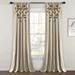 Lush Decor Boho Pom Pom Tassel Linen Window Curtain Panel (Single)