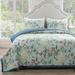 Greenland Home Fashions Pavona Enchanted Garden Quilt Set with Velvet Borders