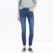 Madewell Jeans | Madewell Womens Jeans Size 25 Dark Wash 9" High Riser Skinny Skinny Stretchy | Color: Blue | Size: 25