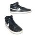Nike Shoes | Nike Women's Court Vision Mid Cd5436-001 Black Running Shoes Sneakers Size 10 | Color: Black | Size: 10