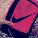 Nike Other | Nike Lunch Bag With Zipper Closure. | Color: Black/Pink | Size: Os