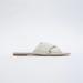 Zara Shoes | Flat Padded Zara Leather Of White Shoes. Like New In A Good Condition | Color: Cream | Size: 6.5