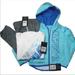 Nike Matching Sets | Nike Jacket Pant Tee Outfit Therma Girls Shirt Trousers Top Just Do It | Color: Blue/Gray | Size: 5g