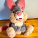 Disney Toys | Disney Store Genuine Bambi Thumper Bunny Rabbit Plush Stuffed Toy | Color: Gray | Size: Osg
