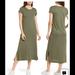 Madewell Dresses | Madewell Green Midi T-Shirt Dress | Color: Green | Size: Xxs