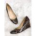 J. Crew Shoes | J.Crew Martina Leopard Print Patent Leather Wedges 9.5 | Color: Black/Brown | Size: 9.5