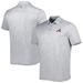 Men's Tommy Bahama Gray Atlanta Braves IslandZone Pineapple Palm Coast Polo