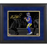 Matthew Stafford Los Angeles Rams Facsimile Signature Framed 11" x 14" In The Pocket Spotlight Photograph