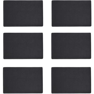 Platzset ZELLER PRESENT, schwarz, B:30cm L:45cm, Platzsets, Kunstleder, metallic, 30x45 cm Image
