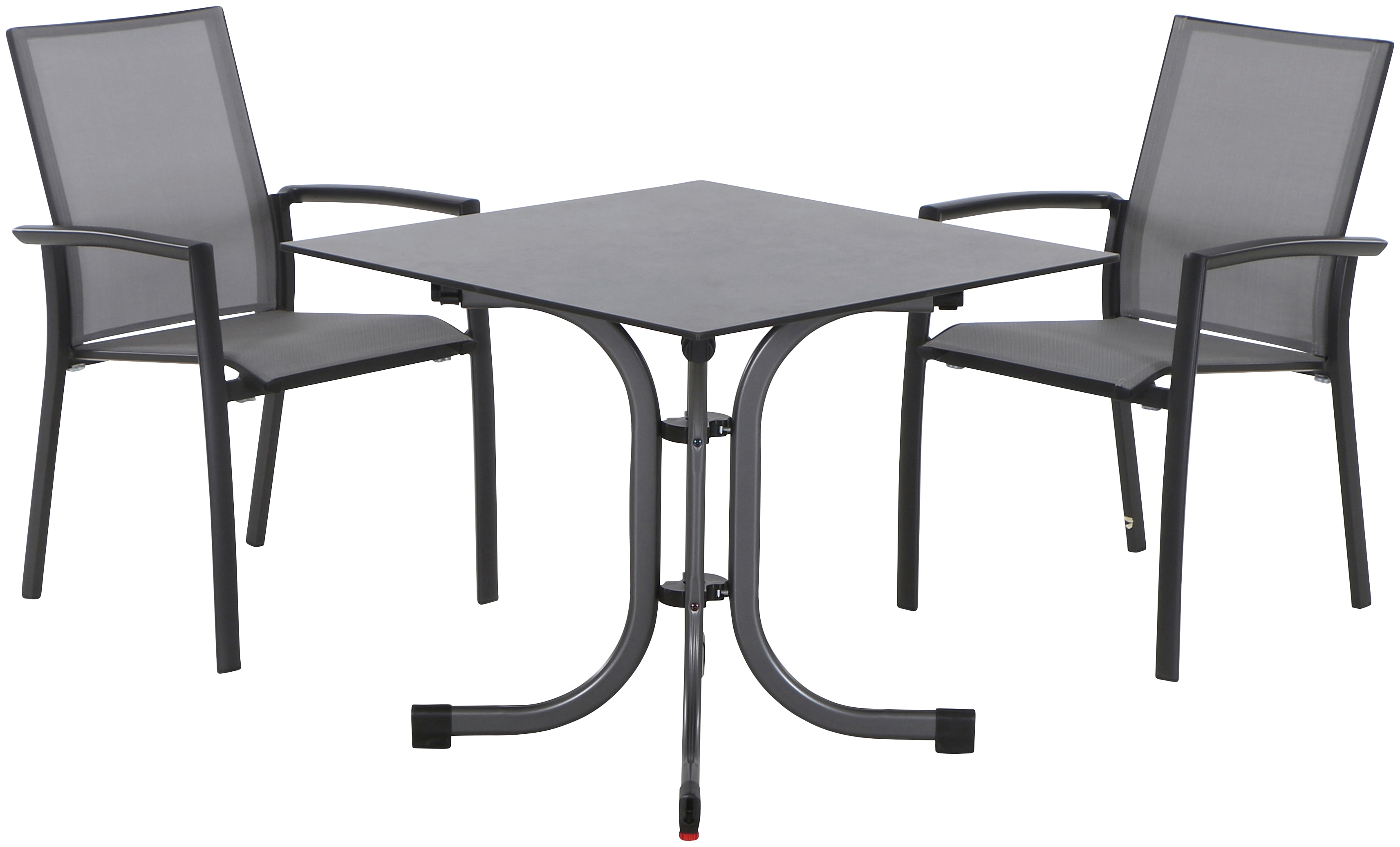 Garten-Essgruppe SIENA GARDEN "Velia", grau (grau,), Sitzmöbel-Sets