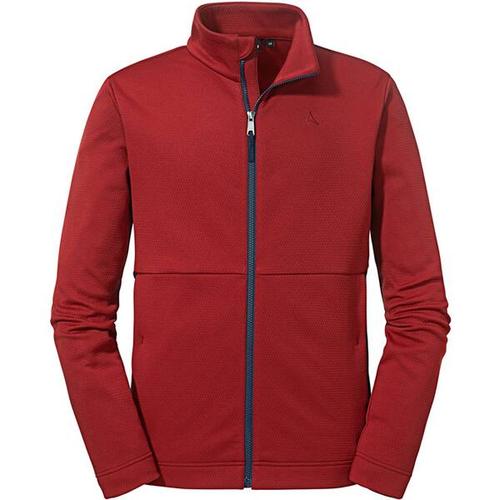 SCHÖFFEL Herren Unterjacke Fleece Jacket Pelham M, Größe 48 in Rot