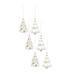 The Holiday Aisle® 6 Piece Tree Glass Holiday Shaped Ornament Set Glass in Gray/Yellow | 4.75 H x 4 W x 4 D in | Wayfair