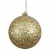 Freeport Park® Holiday Décor Ball Ornament Plastic in Yellow | 4 H x 4 W x 4 D in | Wayfair D456A584E1F5445B92D9AB516808FBF6